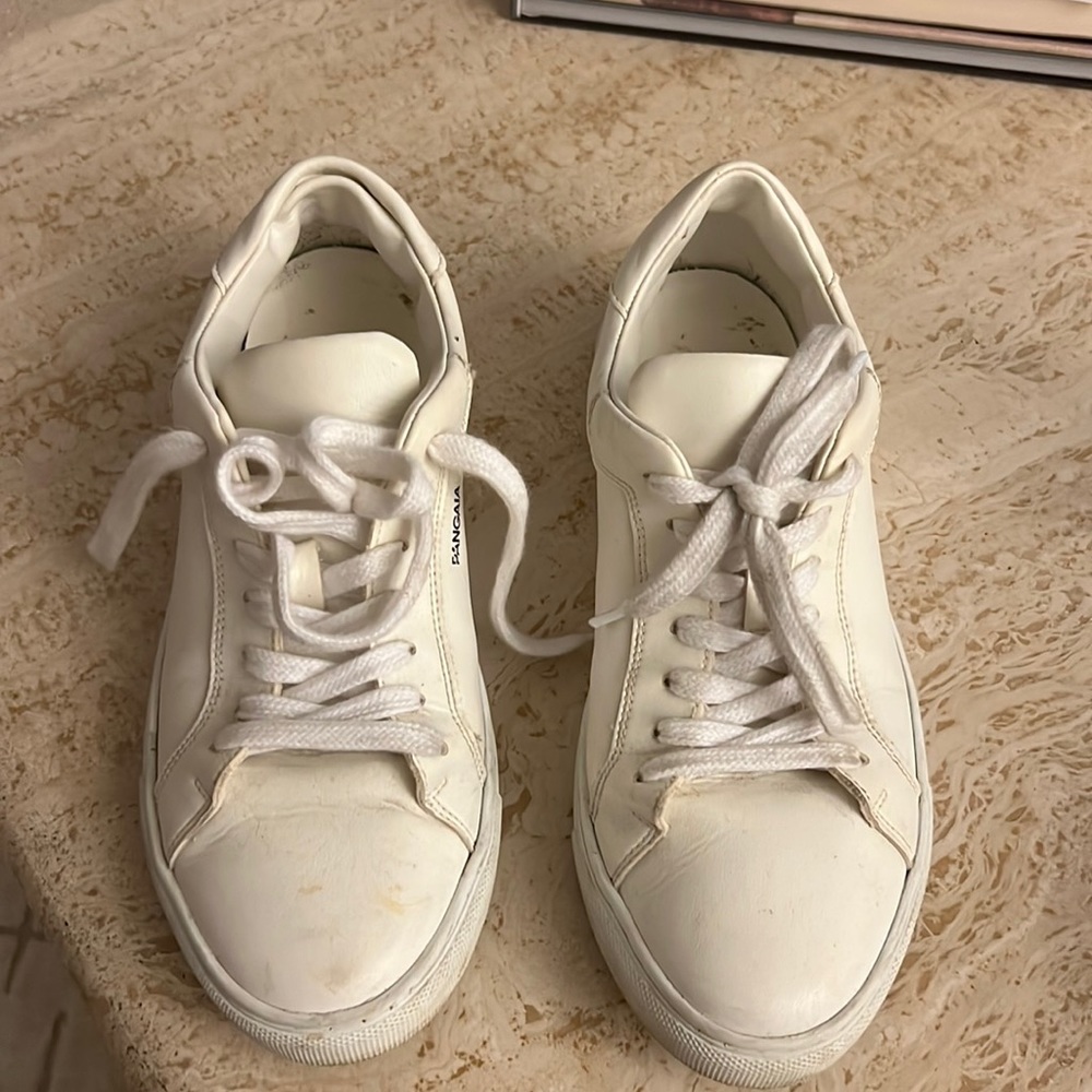 Pangaia Vegan Leather White Sneakers